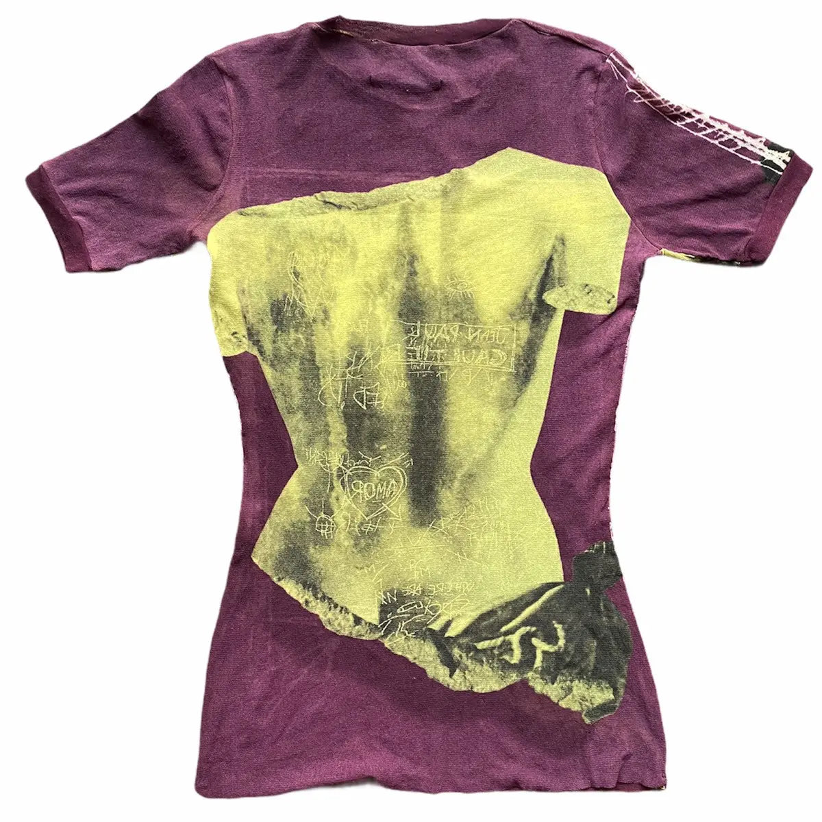 Jean Paul Gaultier - Vintage SS99 Venus Sheer Mesh Inside Out T Shirt