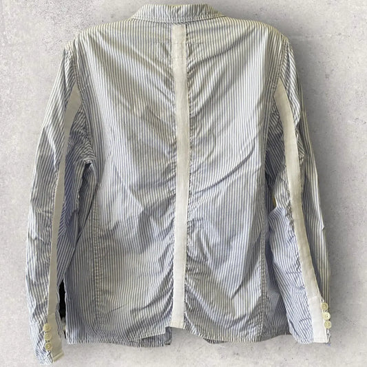 Comme des Garcons - CDGH Tape Shrunk Blue Stripe Blazer