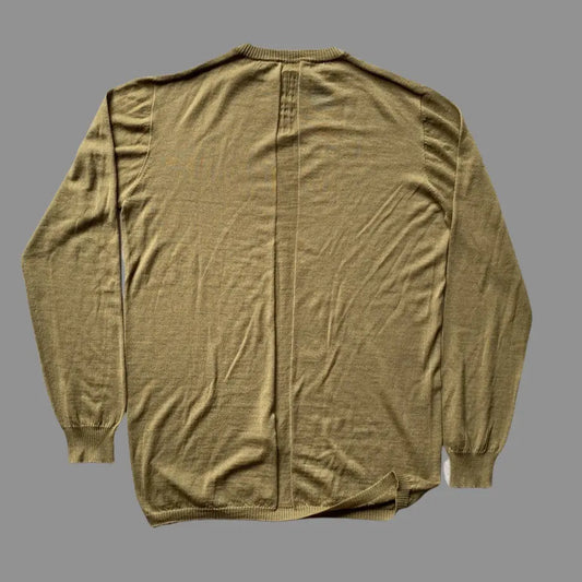 Rick Owens - FW17 “Glitter” Gold Sweater