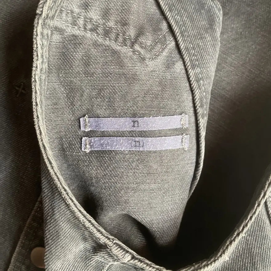 Number (N)ine - SS08 Mud Wash Denim Vest