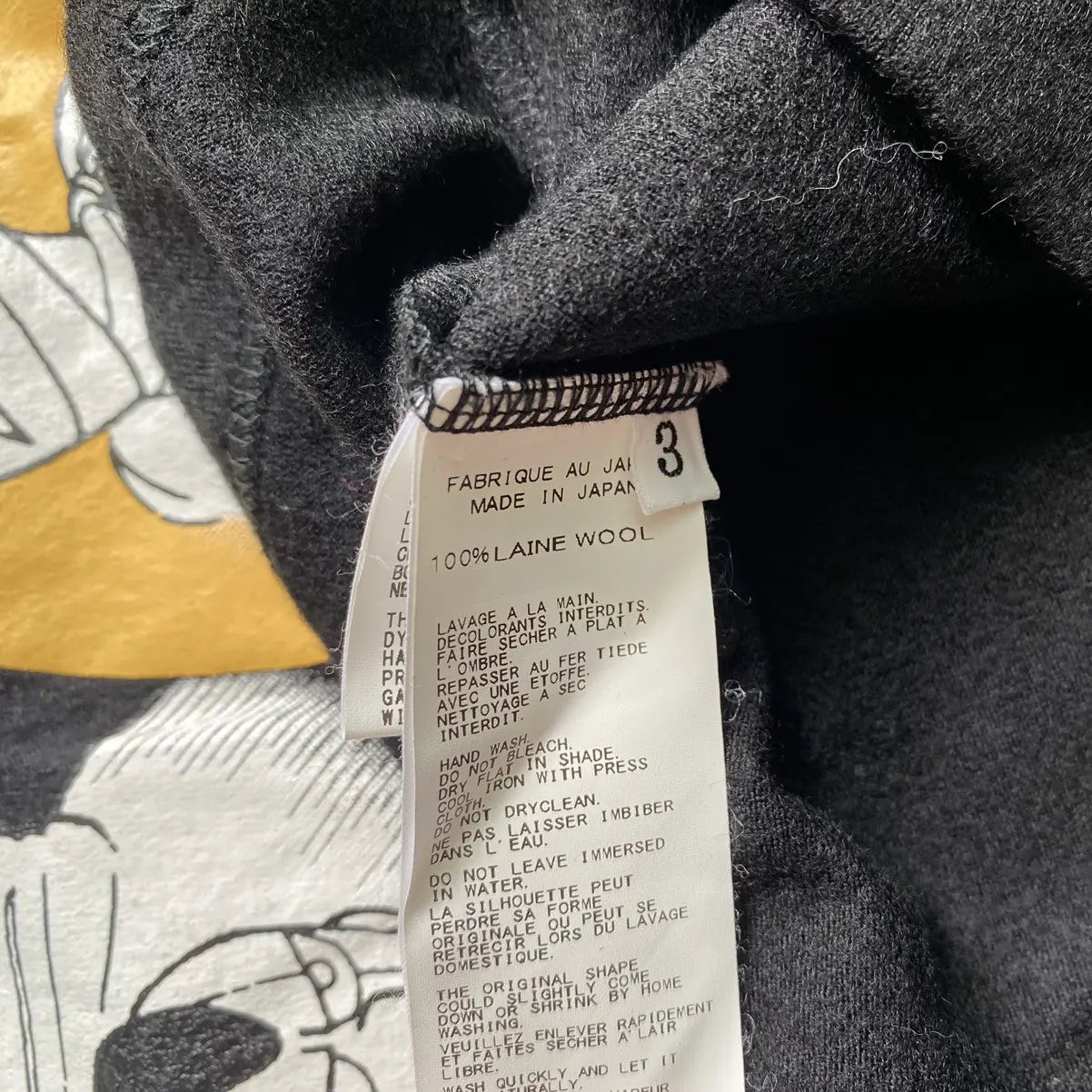 Yohji Yamamoto : Yohji Yamamoto X Cyborg 009 Wool Jumper