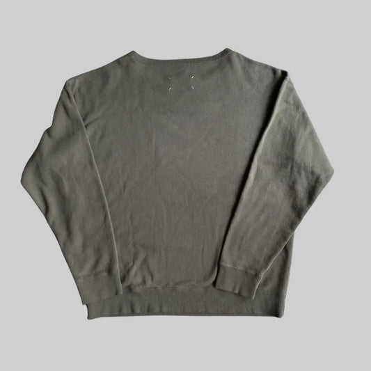 Maison Margiela - Fall22 Logo Embroidered 1 10 Oversize Sweater