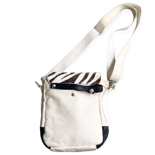 Yohji Yamamoto - Y’s Zebra Pony Hair 2 Way Bag