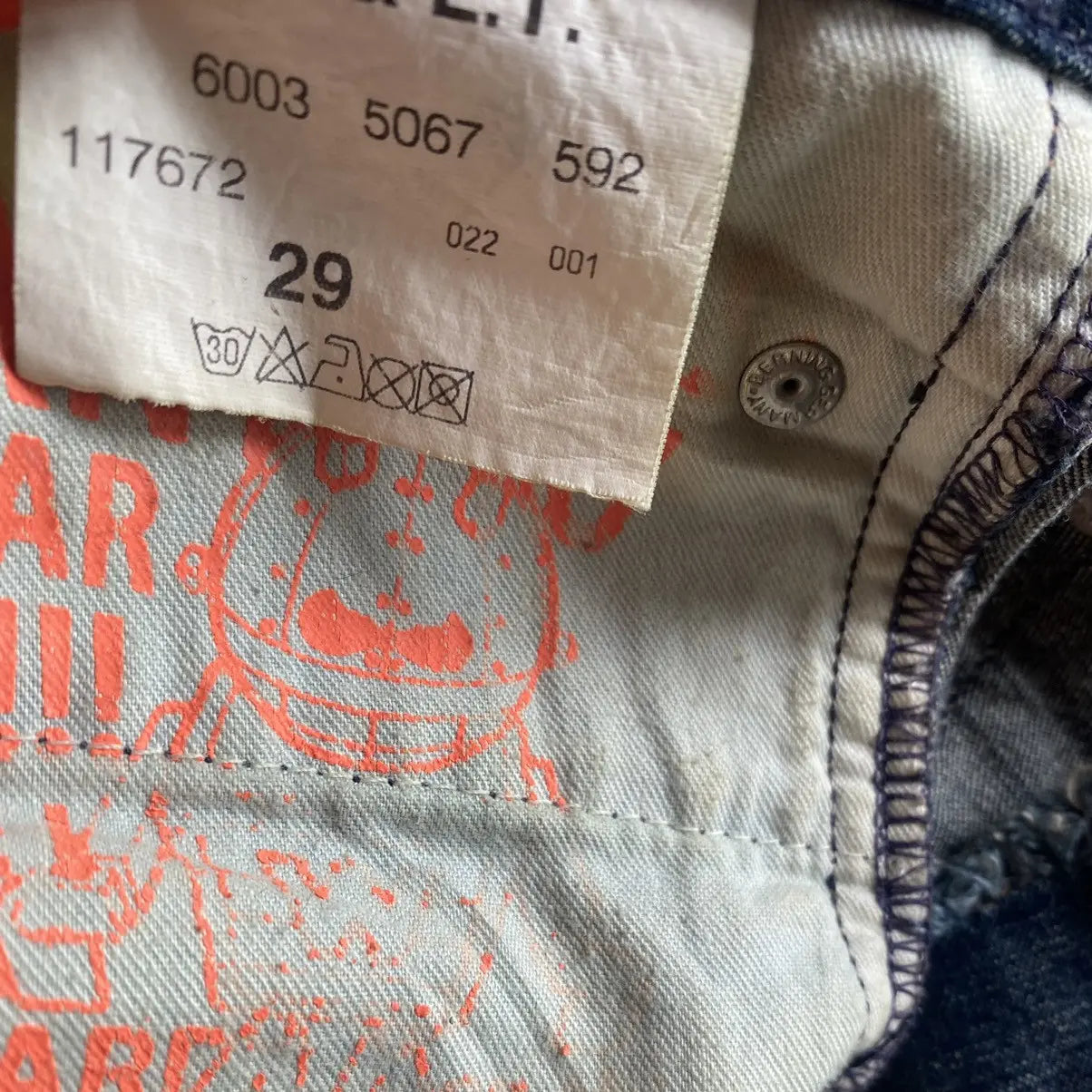 W< - Vintage W< Reconstructed Jeans