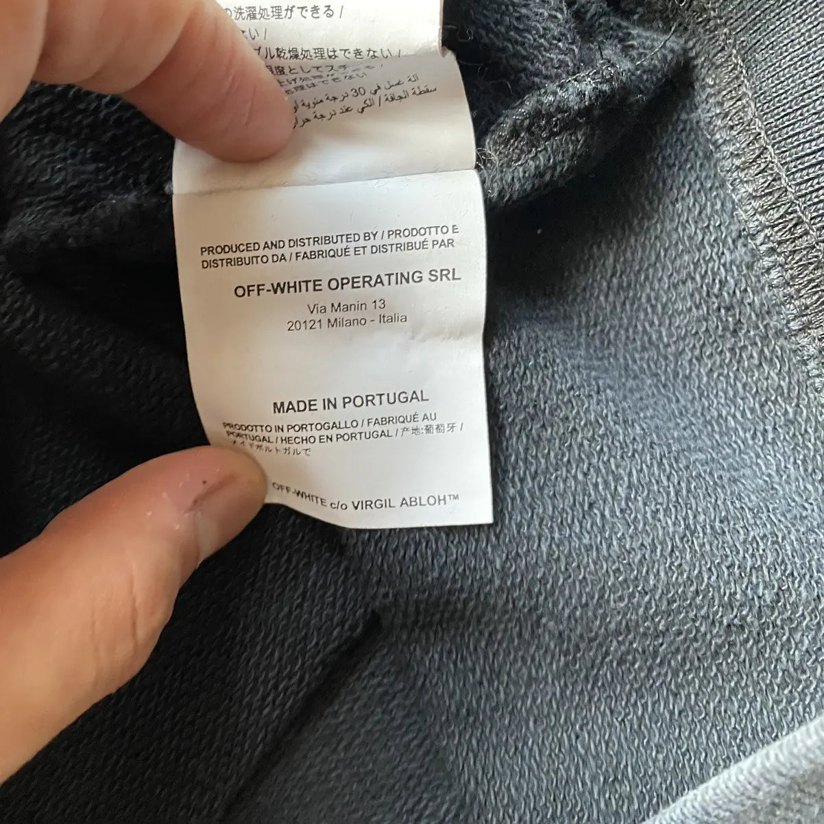 Off-White - FW18 3D Line Crewneck Sweater