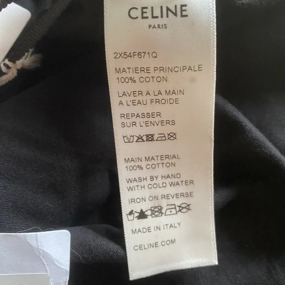 Celine - SS23 Dysfunctional Bauhaus Crystal T shirt
