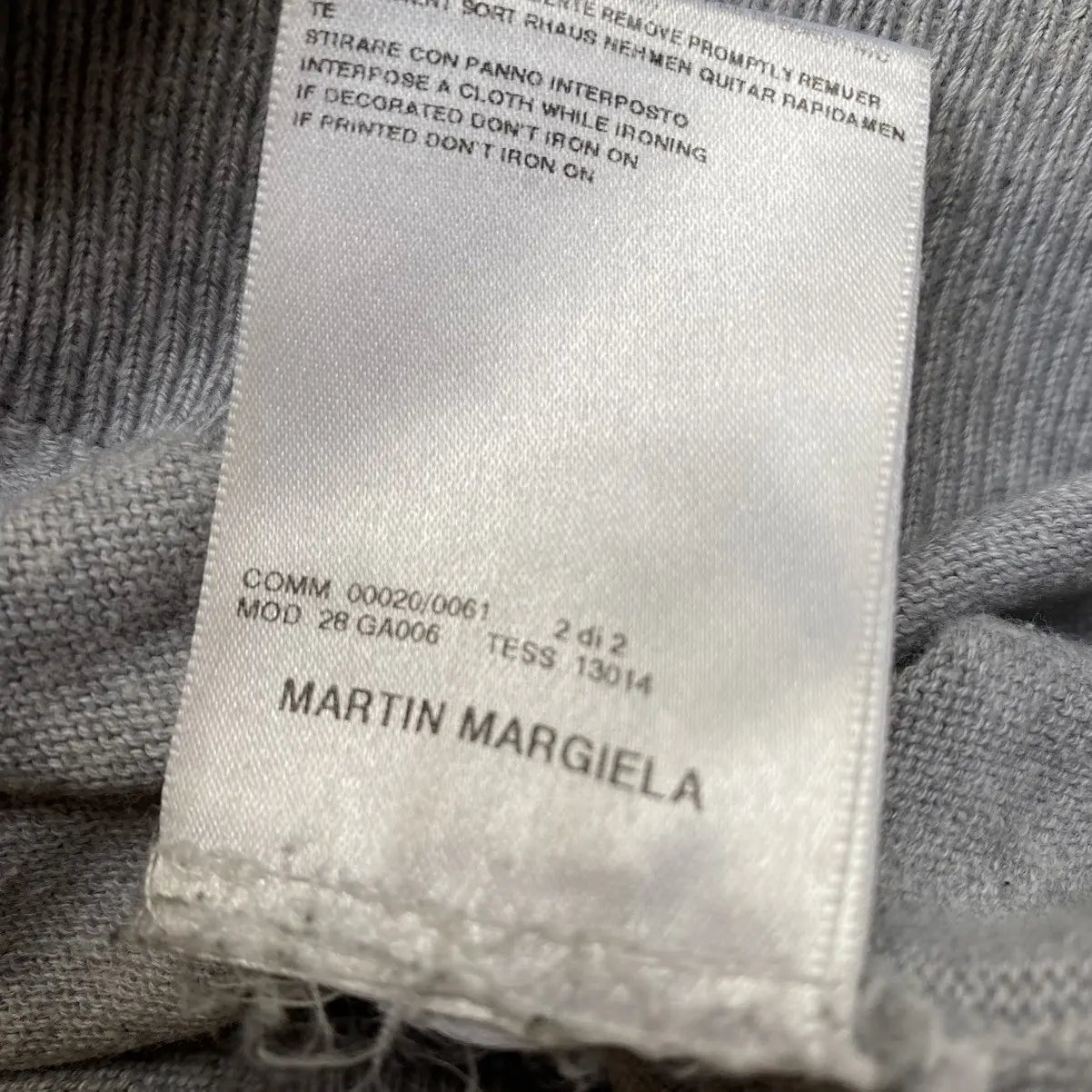 Maison Margiela - SS06 Suede Elbow Patch Sweater