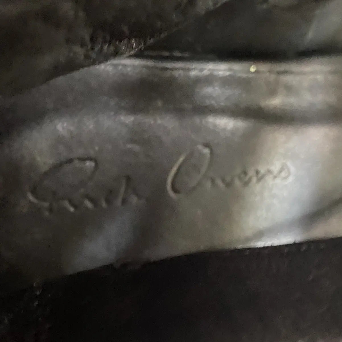 Rick Owens - Blistered Leather Mule Clog