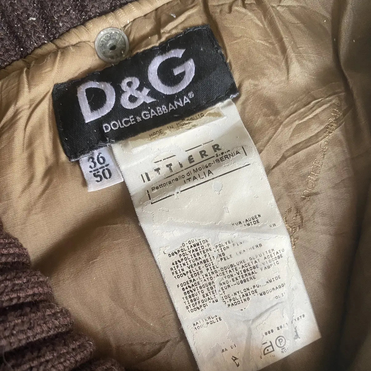 Dolce & Gabbana - AW04 2 in 1 Modular High Neck Down Vest Jacket