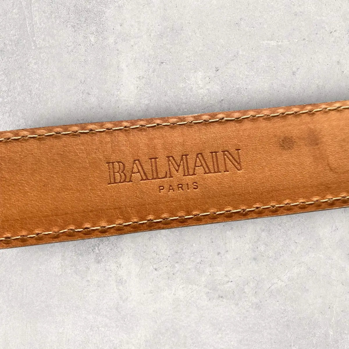 Balmain - Double Bull Buckle Belt