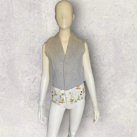 Undercover : Vintage SS02 The Illusion Of Haze Sleeveless Blazer