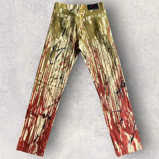 Jean Paul Gaultier - Vintage AW 1999 Color Splash Drip Pants