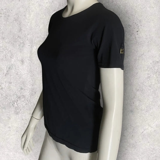 Gucci - 1997 Gucci By Tom Ford Minimal T Shirt With Logo Tab