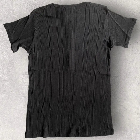 Yohji Yamamoto - YYHP Buttons Front Ribbed Tee
