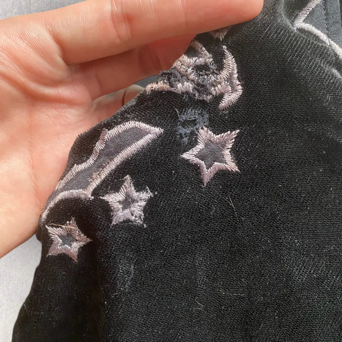 Undercover - AW02 “Witches Cell”Velour Tote Bag