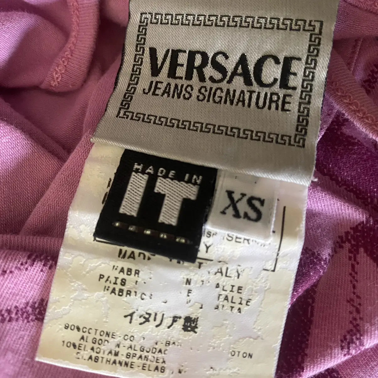 Versace Jeans Couture - Vintage Versace Jeans Signature DV Gothic Font Tank Top