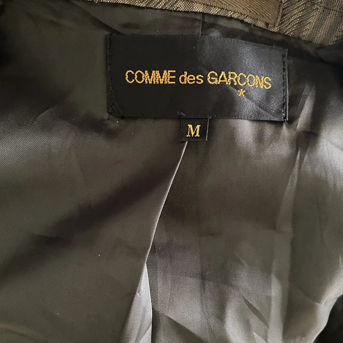 Comme des Garcons : Vintage Fall00 Double Layer Blazer With Bondage Stud Strap