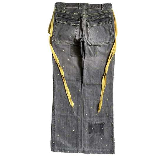 Undercover - SS02 Illusion Of Haze Diamond Embroidered Denim
