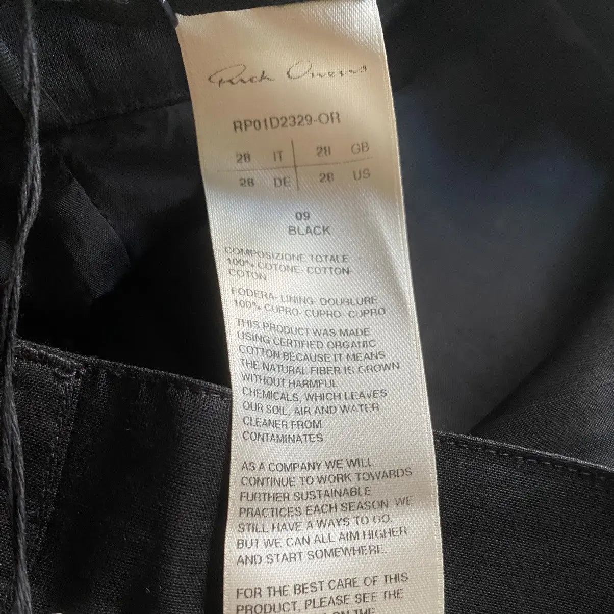 Rick Owens : NWT Rick Owens S/S24 Lido Bolan Bootcut