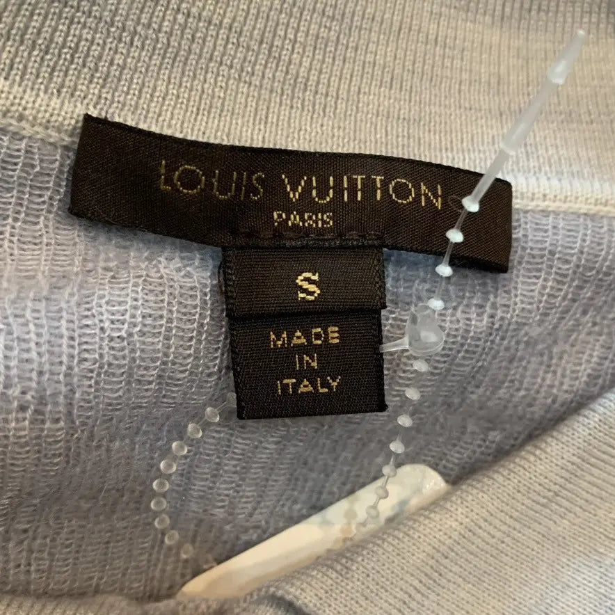 Louis Vuitton - LV Blue Damier Knit Polo