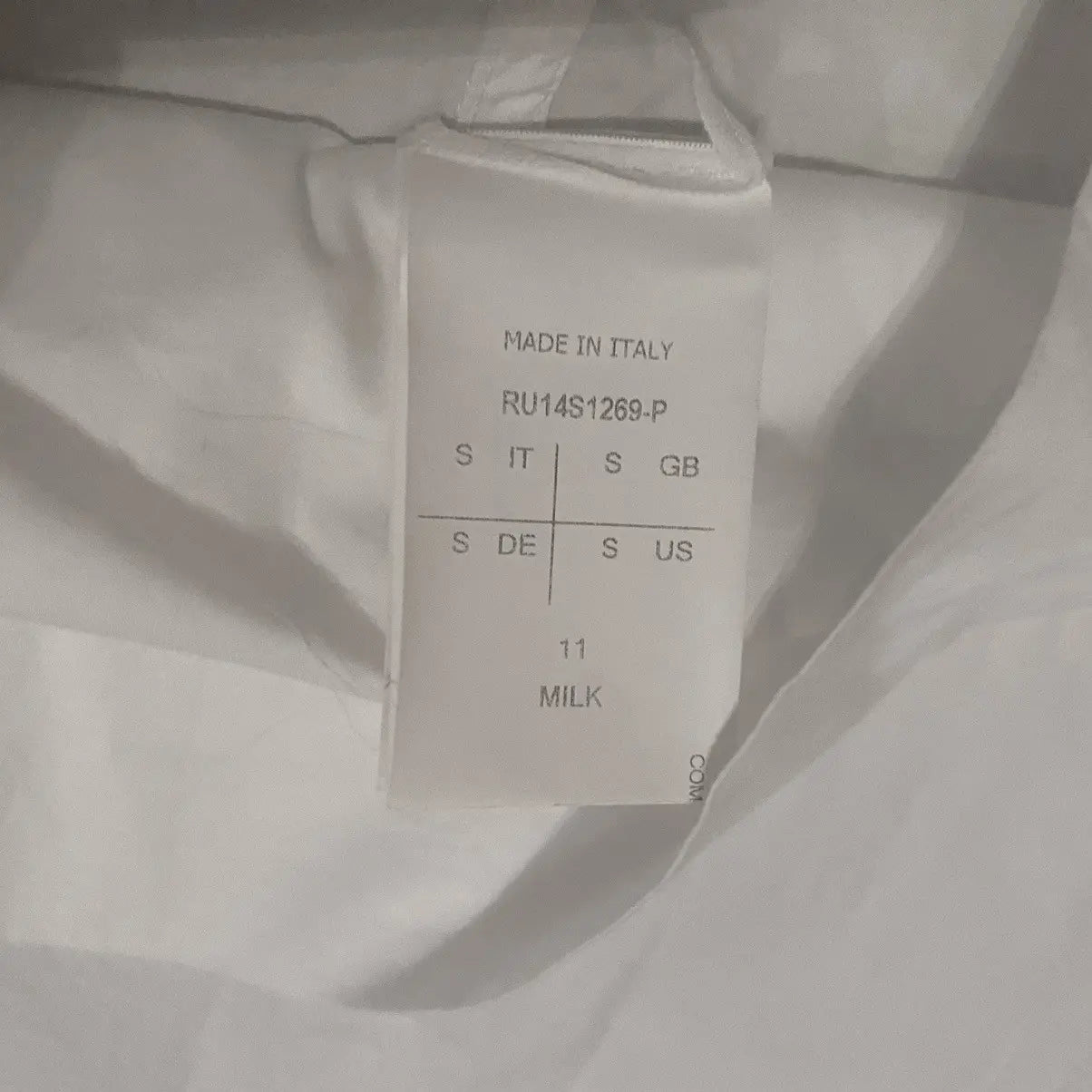 Rick Owens - SS14 “Vicious” Milk Cowl Jumbo Tee