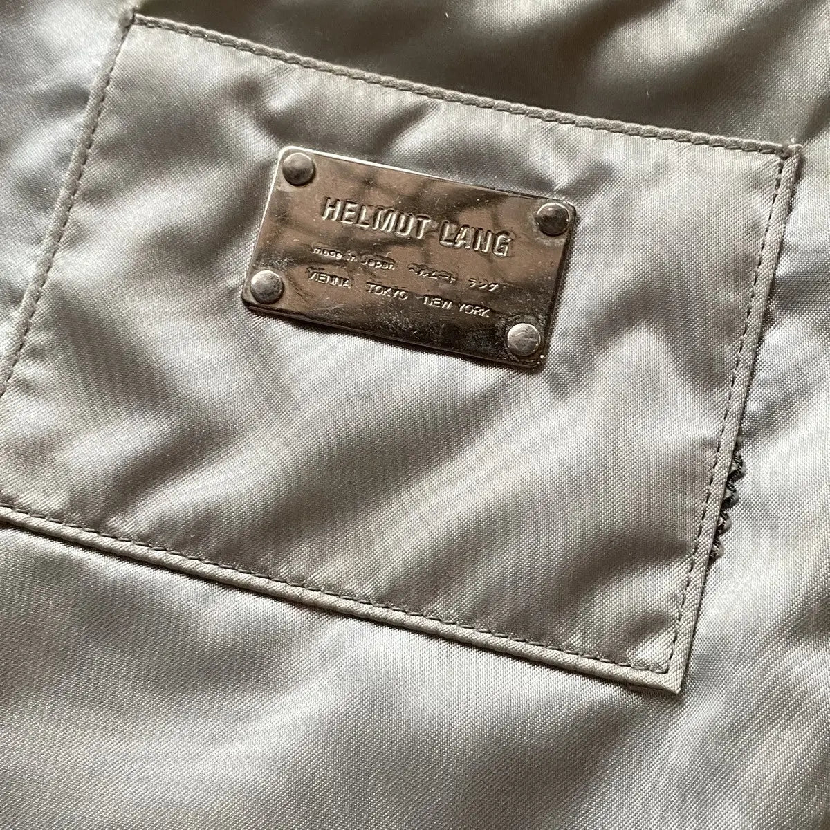 Helmut Lang - Archive Leather Passport Bag