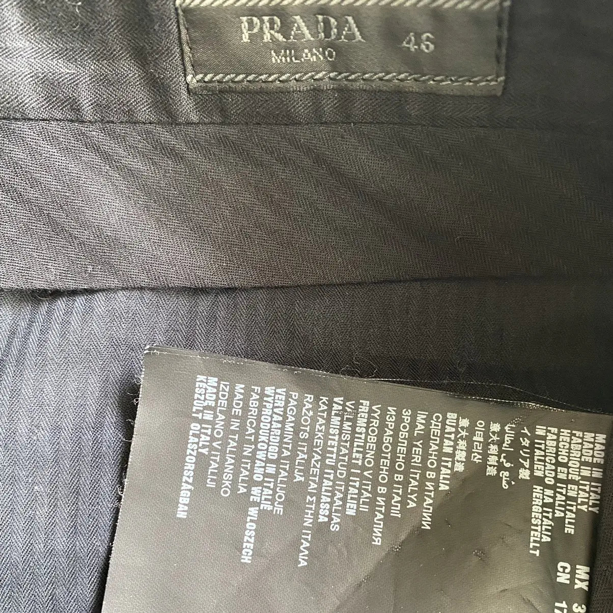 Prada - Fall 13 Back Dart Cropped Trousers