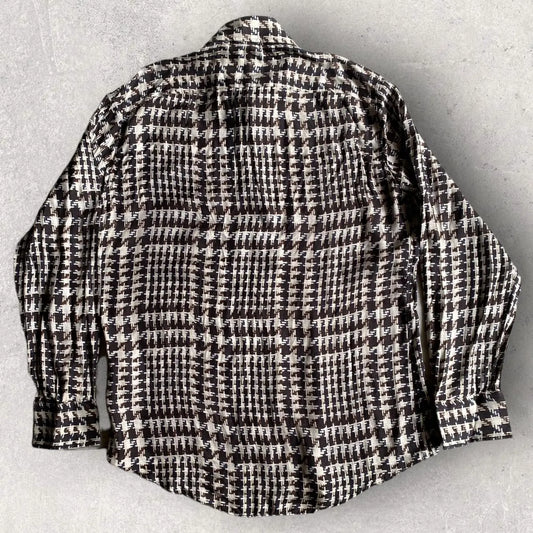 Jil Sander - Silk Houndstooth Print Shirt