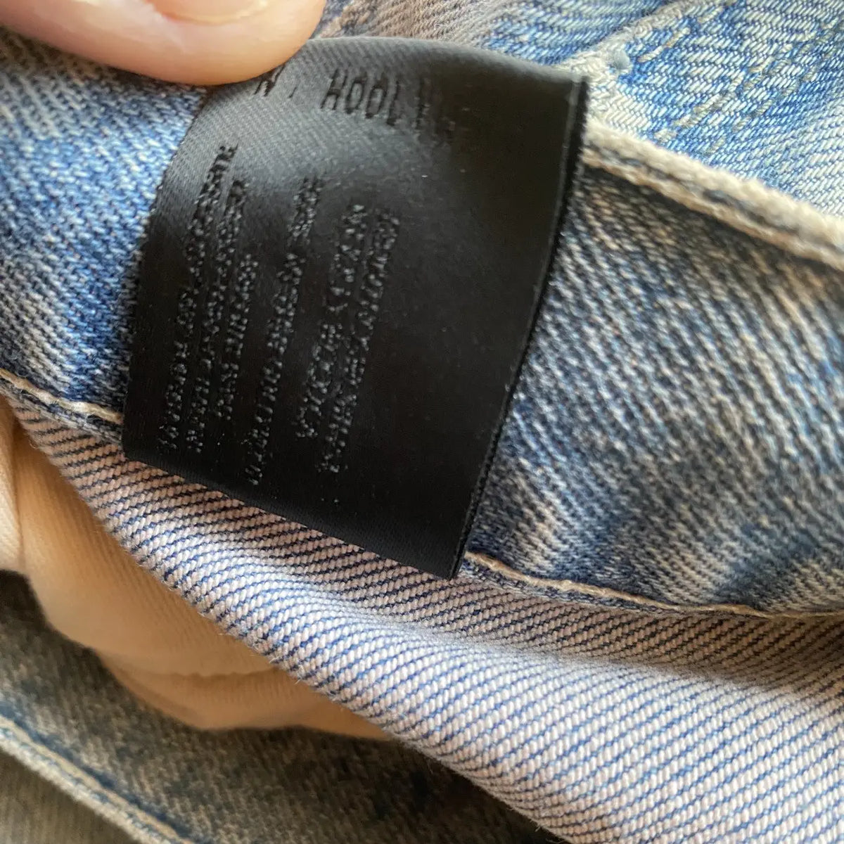 N.Hoolywood - Distress Bootcut Stretch Denim