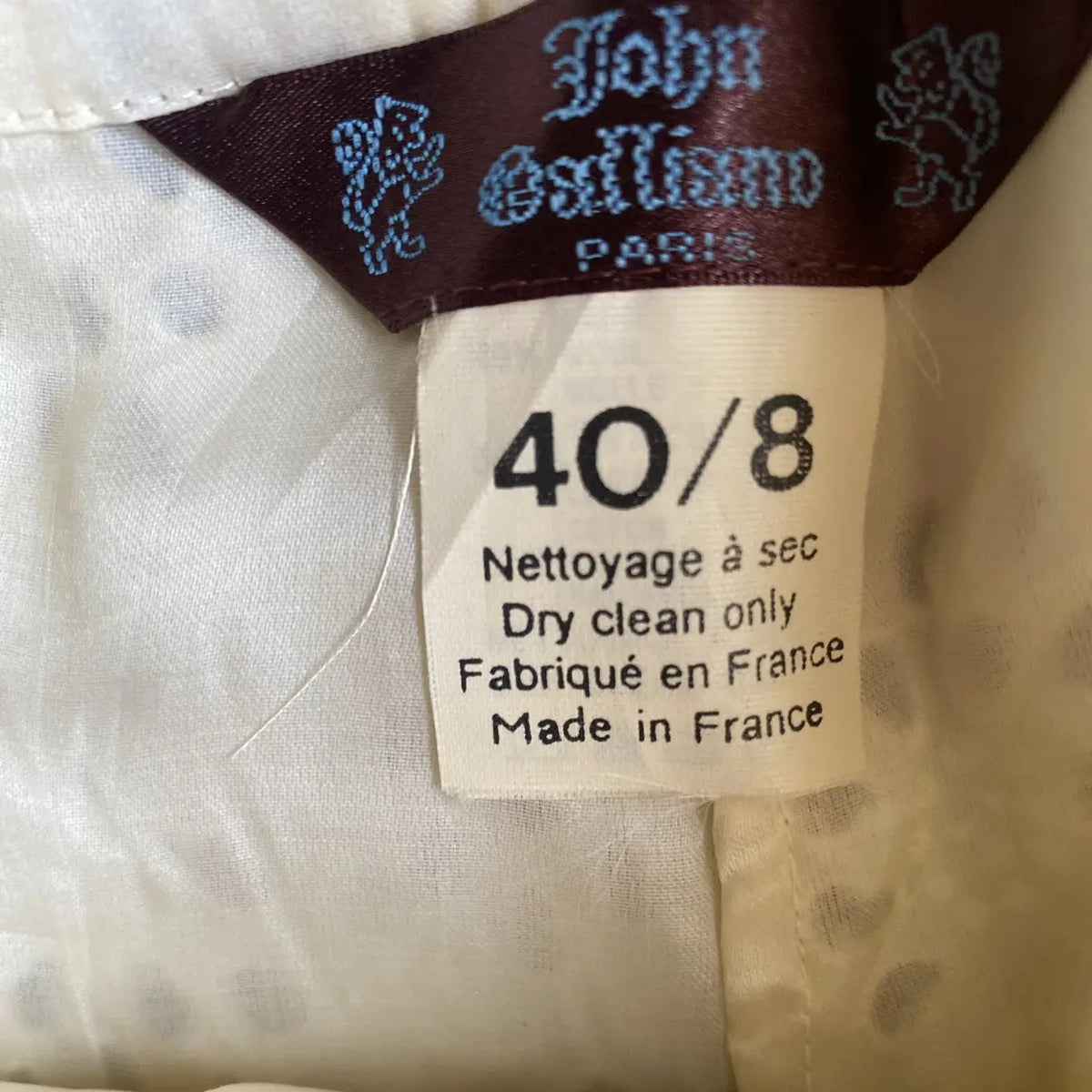 John Galliano - Vintage 1996 Lace Perforate Pants