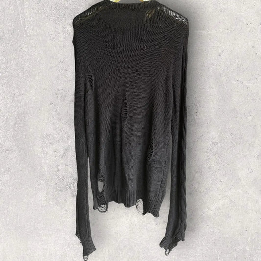 Undercover - AW05 Art And Craft Distressed Sweater