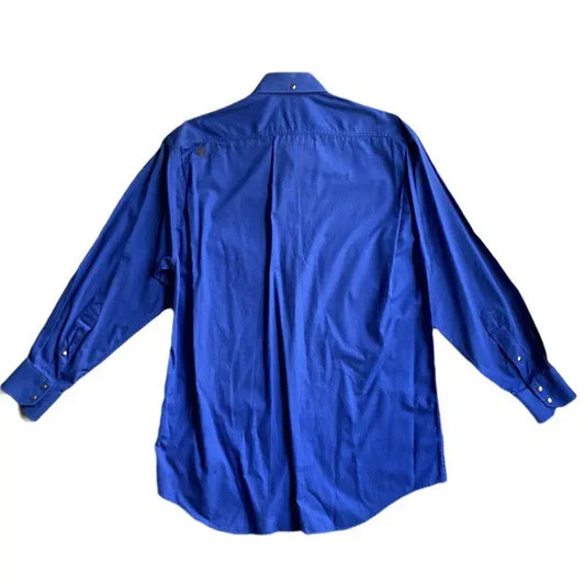 Mugler - Vintage Mugler Rivet Snap Buttons Shirt Made In France