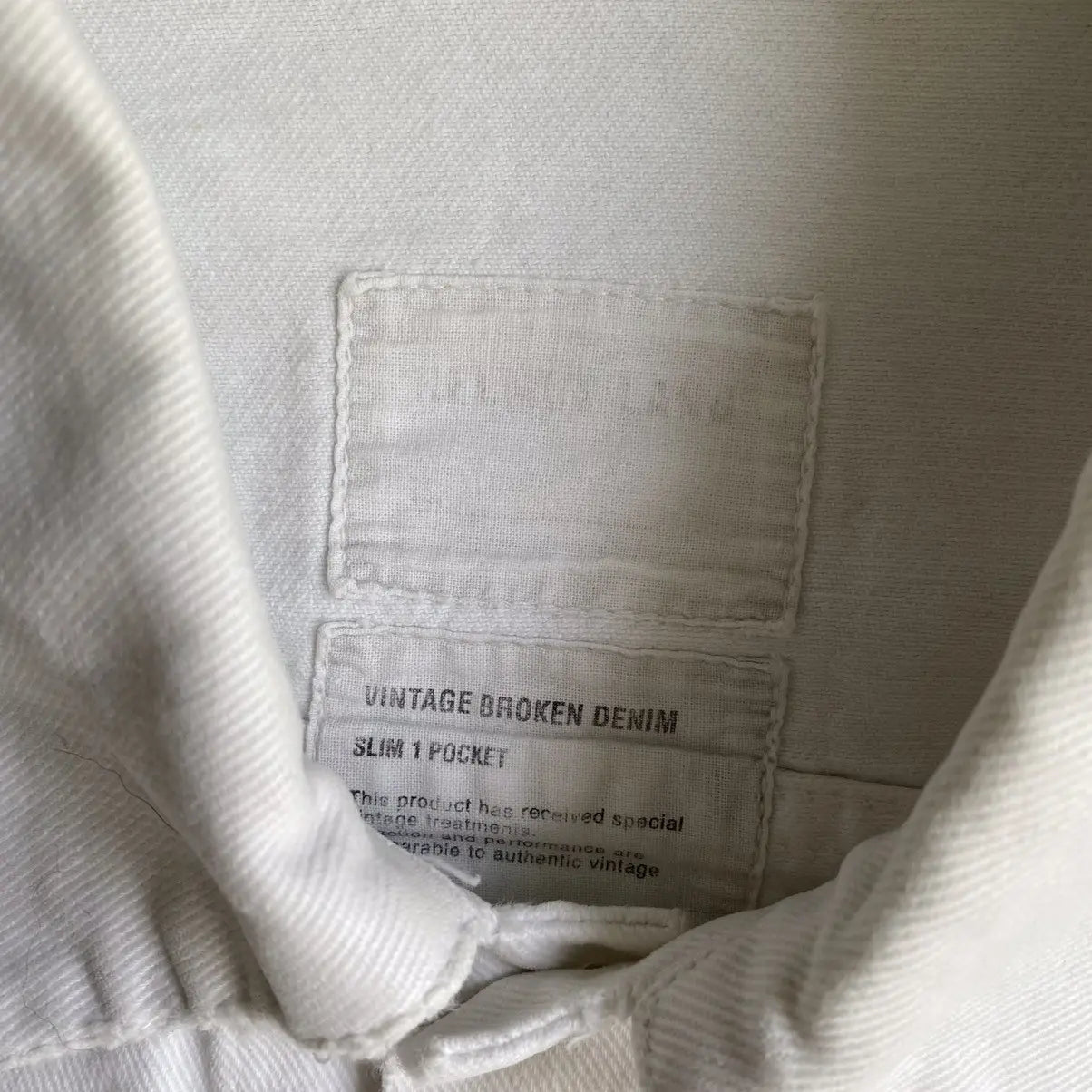 Helmut Lang - Archive Vintage Broke Denim One Pocket