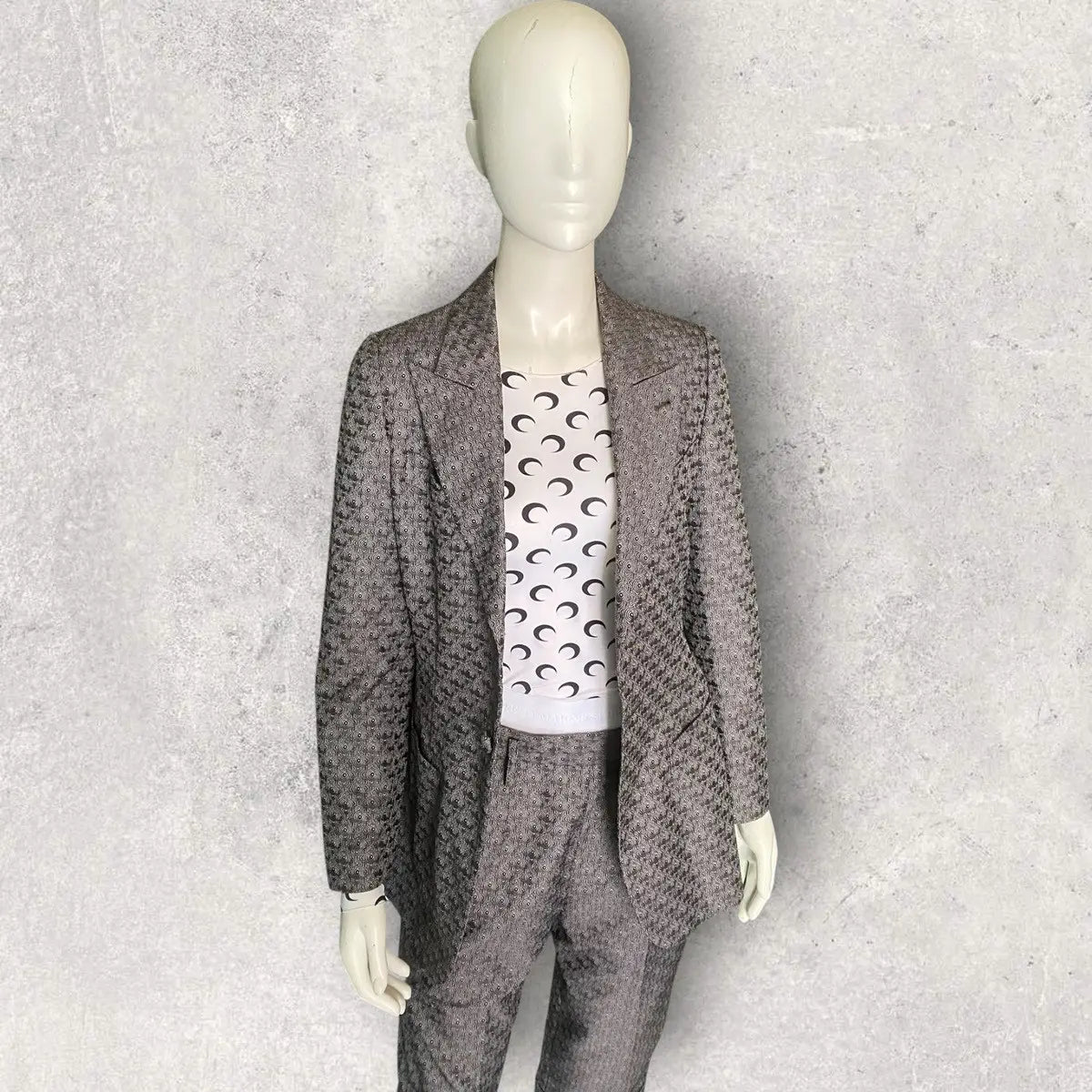Jean Paul Gaultier - Fall96 Optic Psychedelic Suit Set
