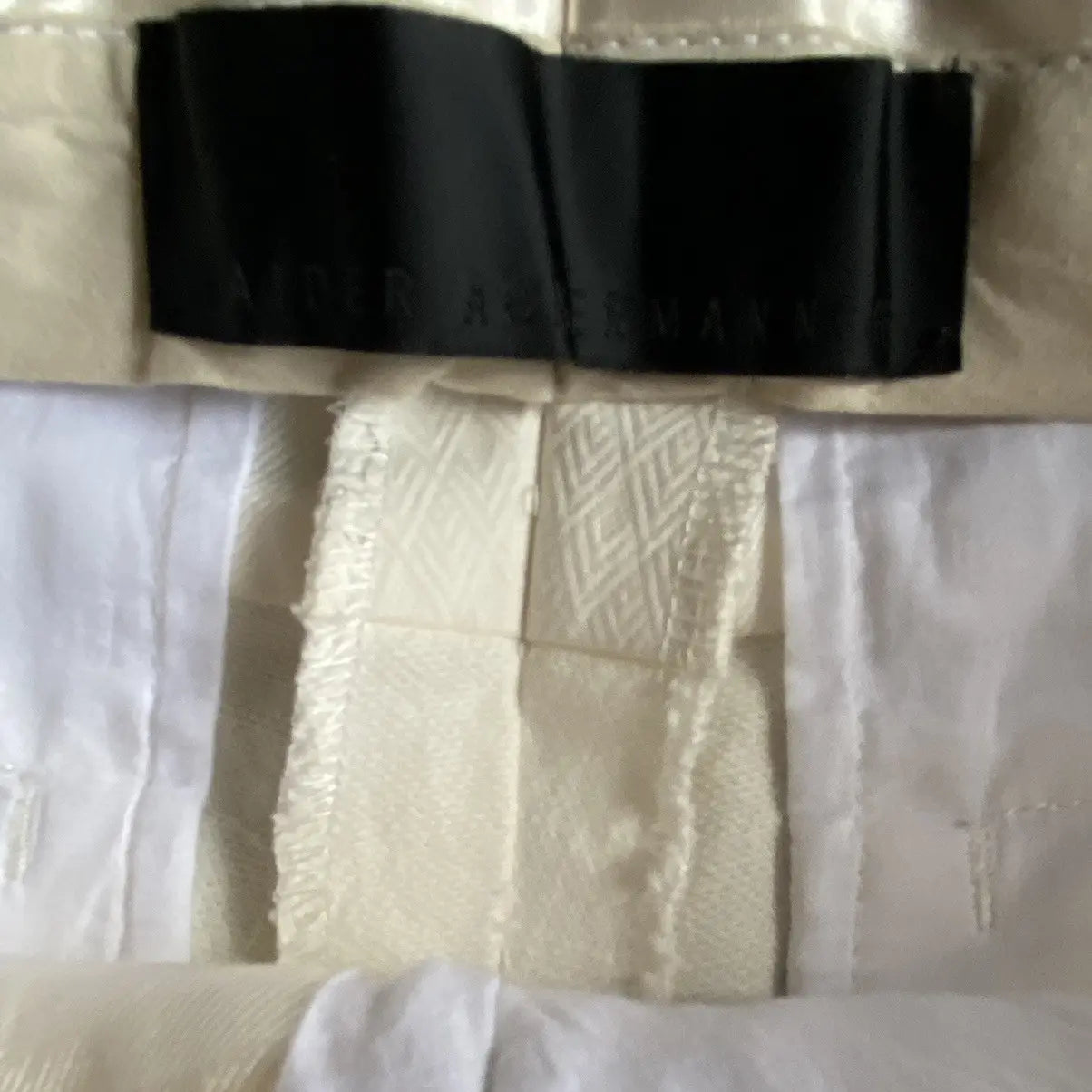 Haider Ackermann - Contrast Jacquard Waist Band Pants