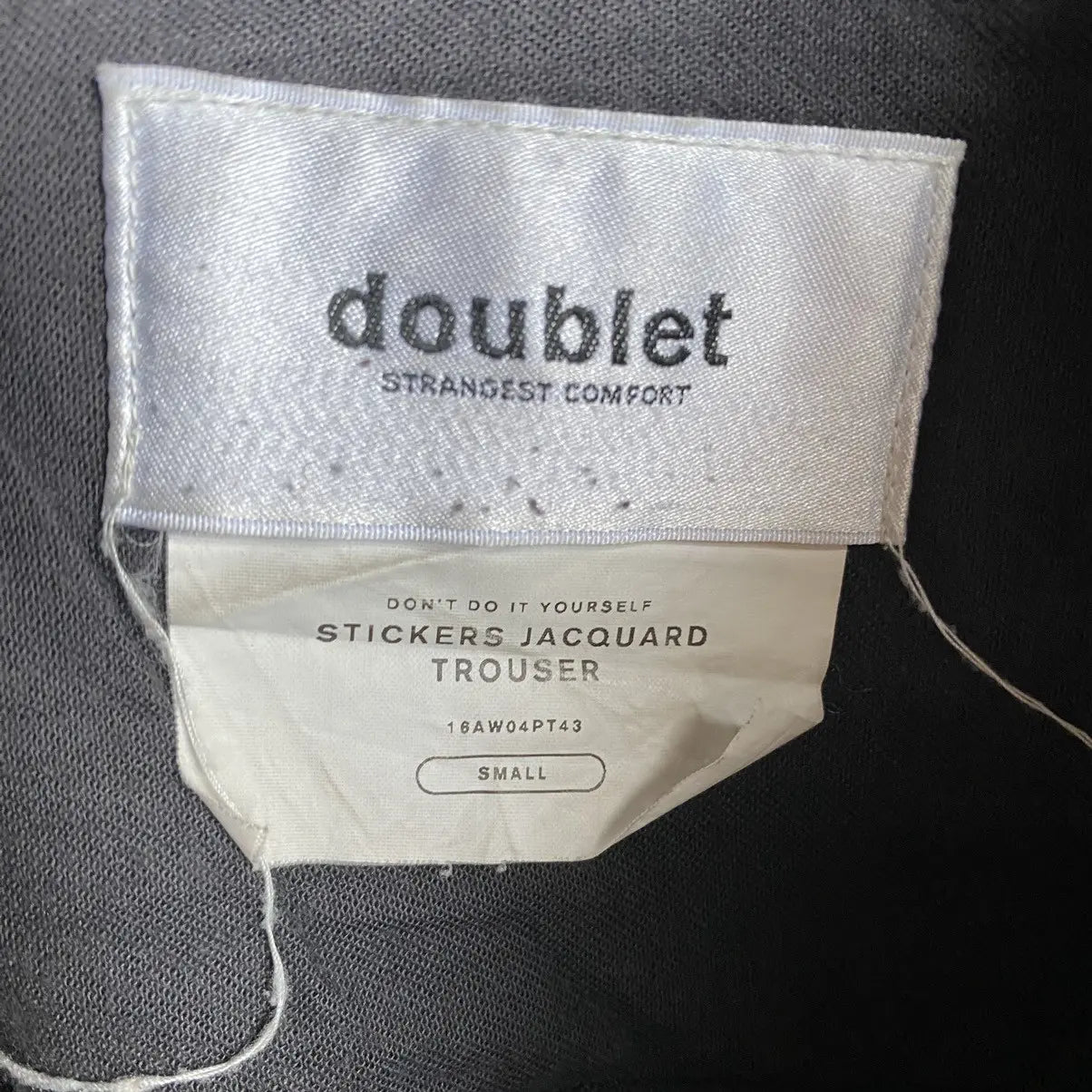 Doublet - SS16 Jacquard Woven Sticker Pant