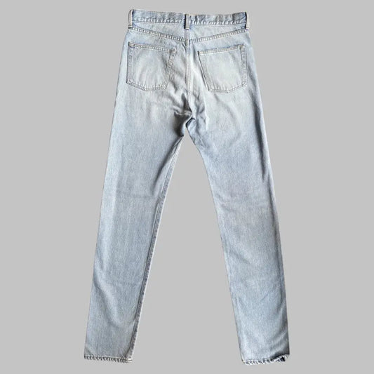 Saint Laurent Paris - Fall 2017 Light Blue Slim Fit Jeans