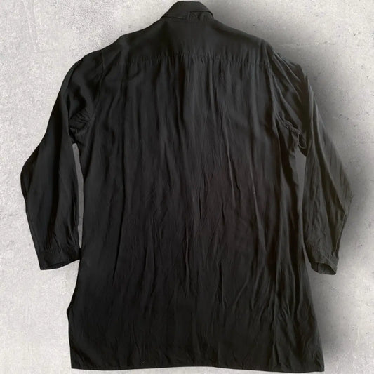 Yohji Yamamoto - SS20 Asymmetric Collar Tencel Shirt