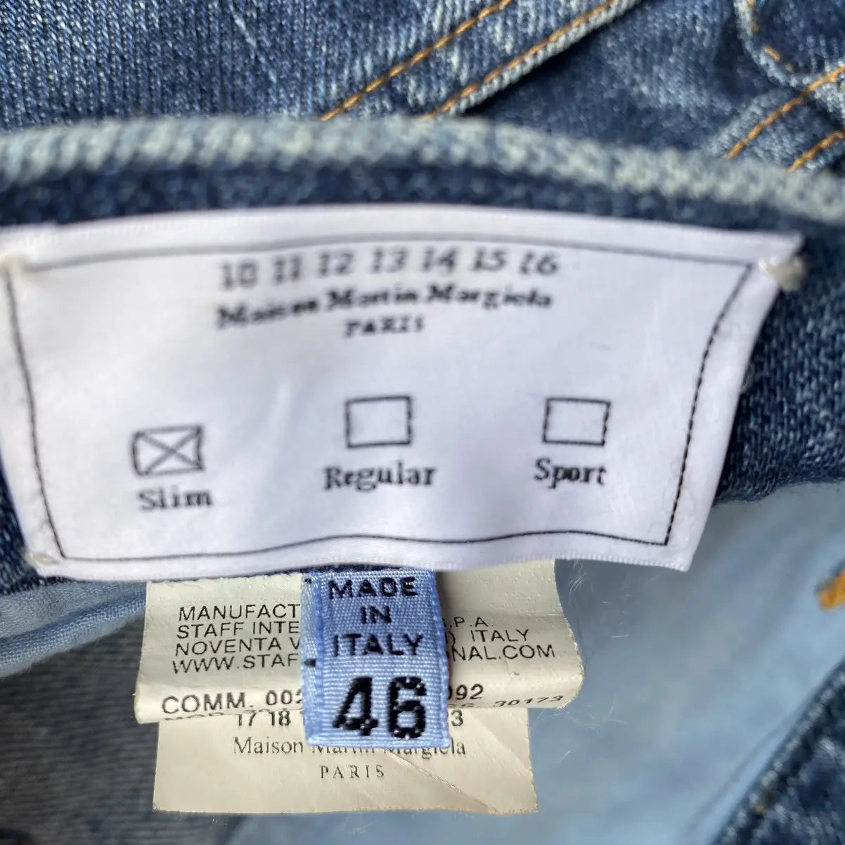 Maison Margiela - MMM AW09 Ten Slim Fit Jeans