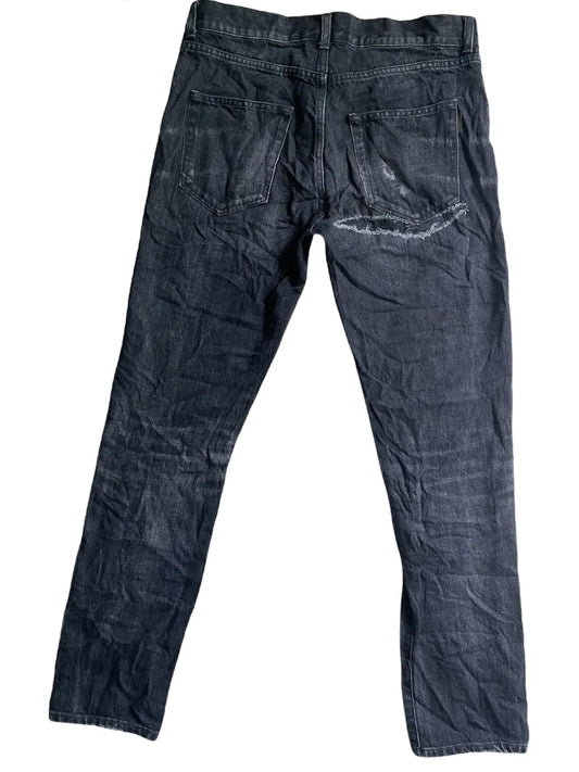 Saint Laurent Paris - Fall 18 Black Wash Distressed Jeans