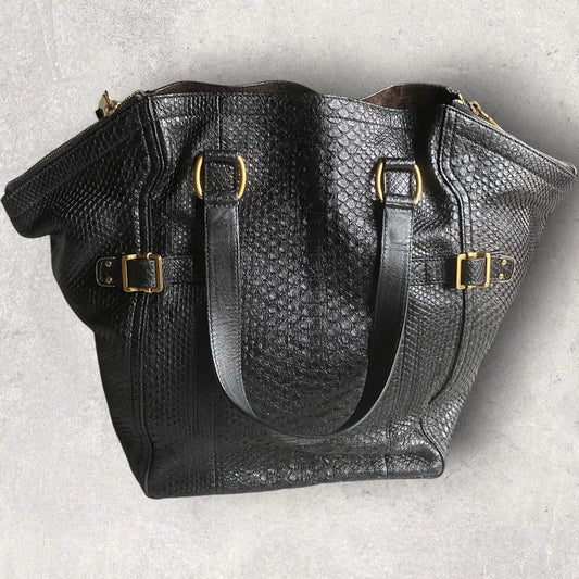 Yves Saint Laurent - YSL Python Leather Downtown Bag