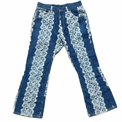 Hysteric Glamour - Vintage HG Floral Cropped Bootcut