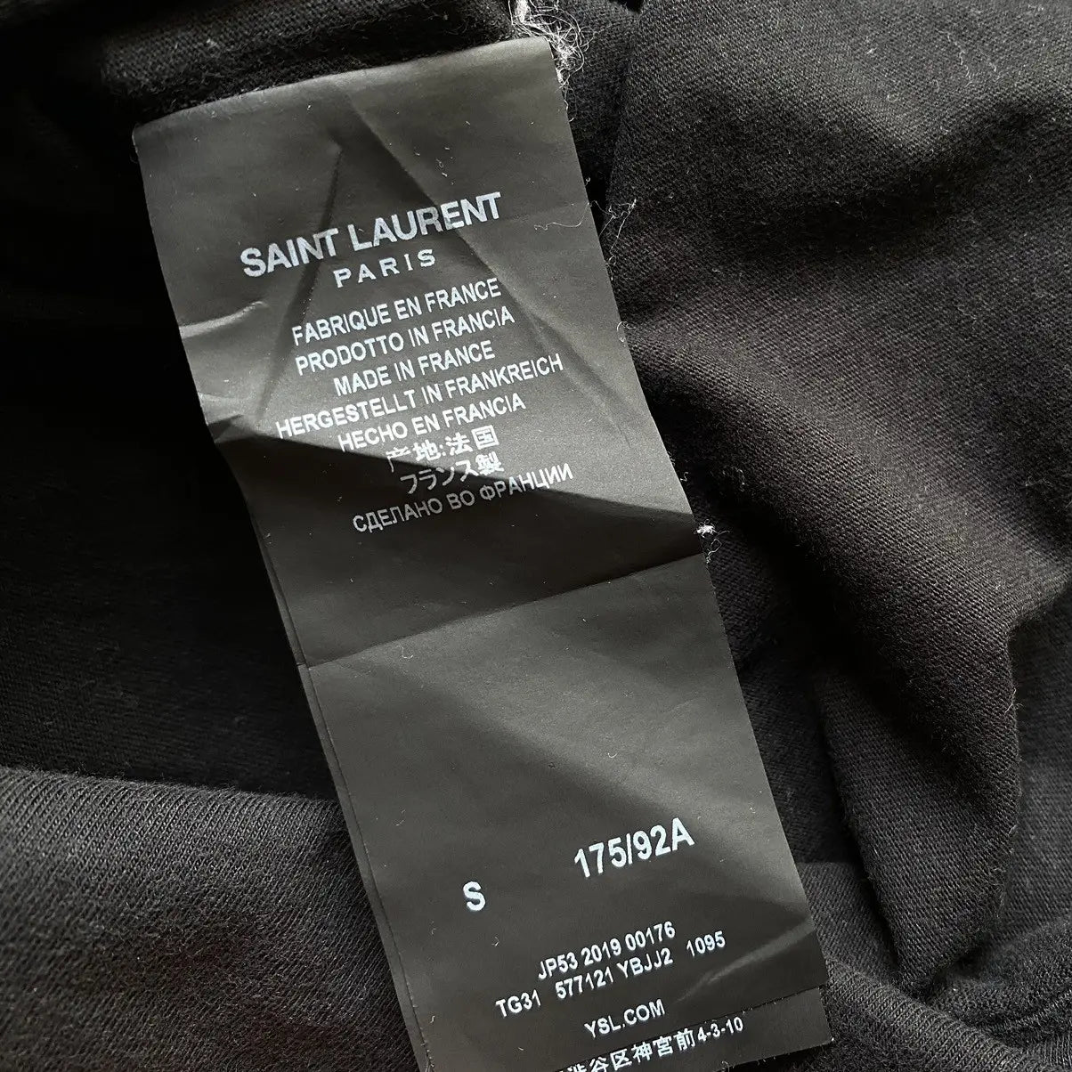 Saint Laurent Paris - SLP Logo T Shirt