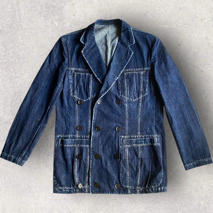 Yohji Yamamoto : SS02 Runway Double Breath Spotted Horse Collab