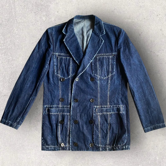 Yohji Yamamoto : SS02 Runway Double Breath Spotted Horse Collab