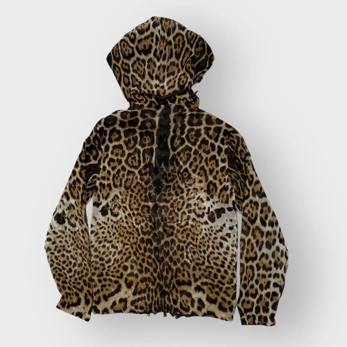 Saint Laurent Paris - Tom Ford × Yves Saint Laurent  SS02 Sheer Mesh Zip Hoodie Jacket