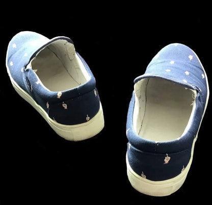 Undercover - Middle fingers navy slip on