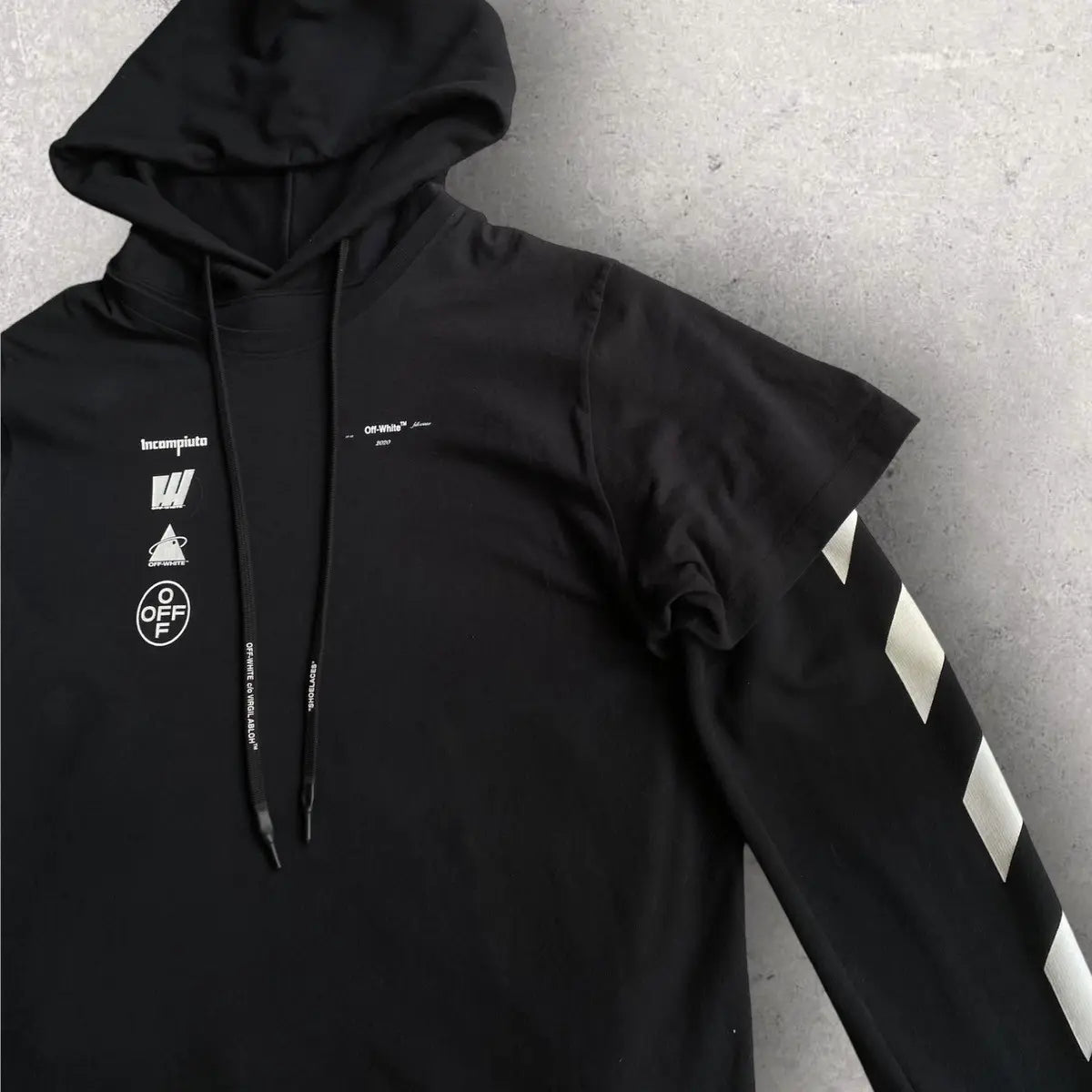 Off-White - FW19-20 Incompiuto Layer Hoodie