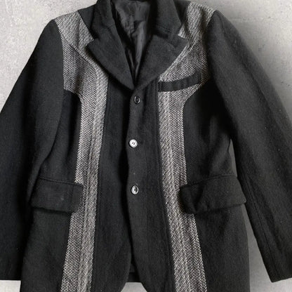 Comme des Garcons Homme Plus : Fall03 Runway Black Wool Dye Blazer