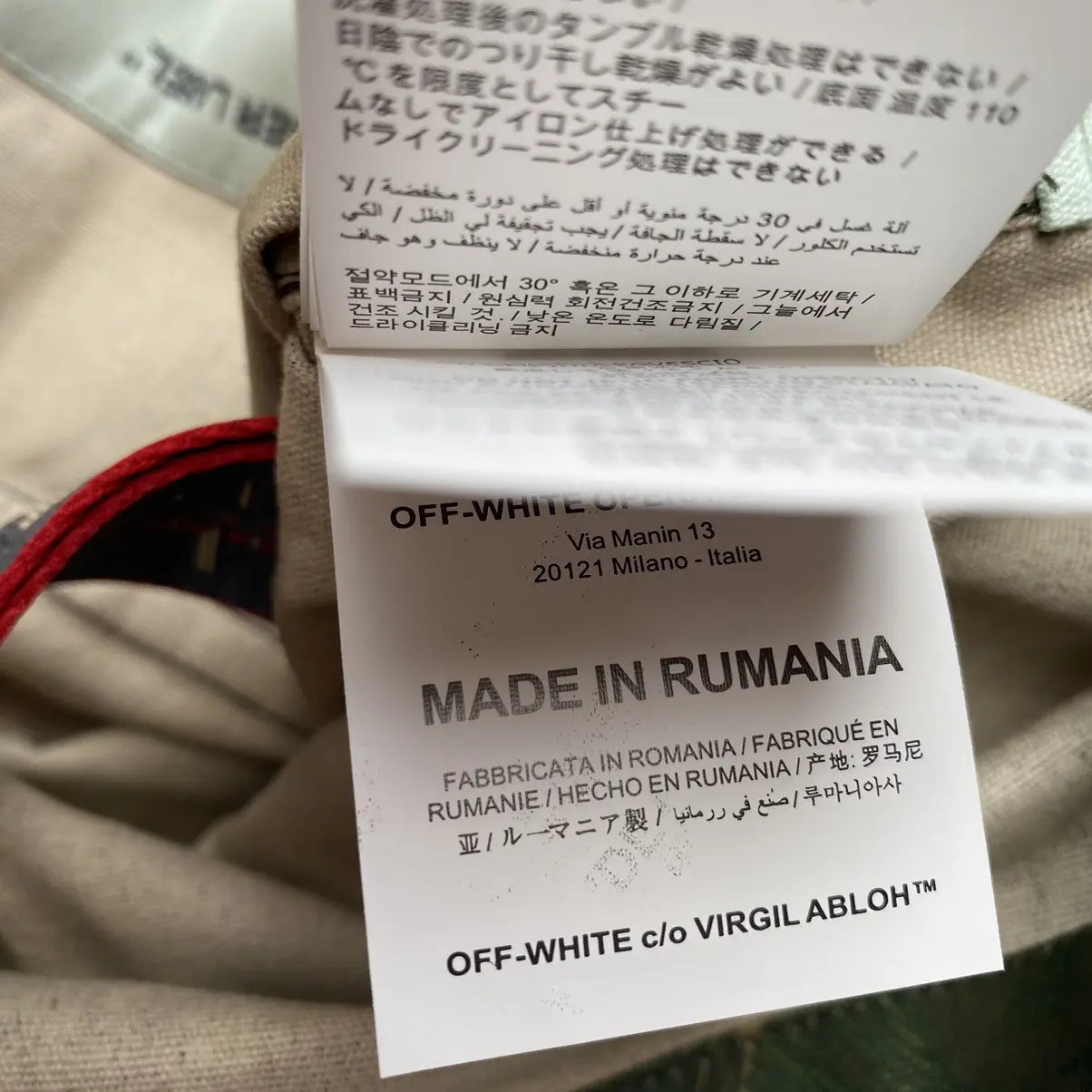 Off-White - AW19 Paint Brush Camo Field Jacket
